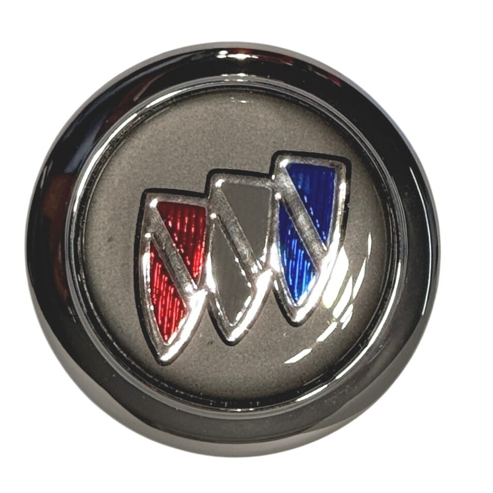 Genuine GM Buick Tri-Shield Emblem Badge Chrome Red White Blue 2571-3251 NEW